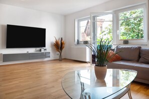 TV, lettore DVD, impianto stereo