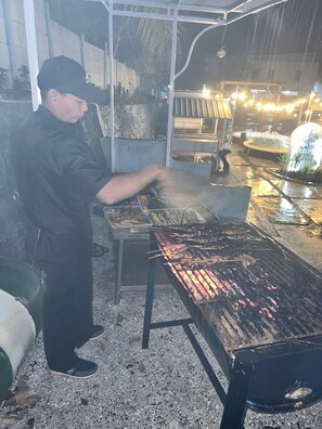 Aire de pique-nique/barbecue