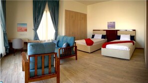 Double or Twin Room, Air conditioning, Beach View | Premium bedding, down comforters, individually decorated