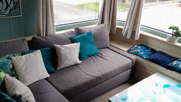 Kabin | Area keluarga | TV dan perapian