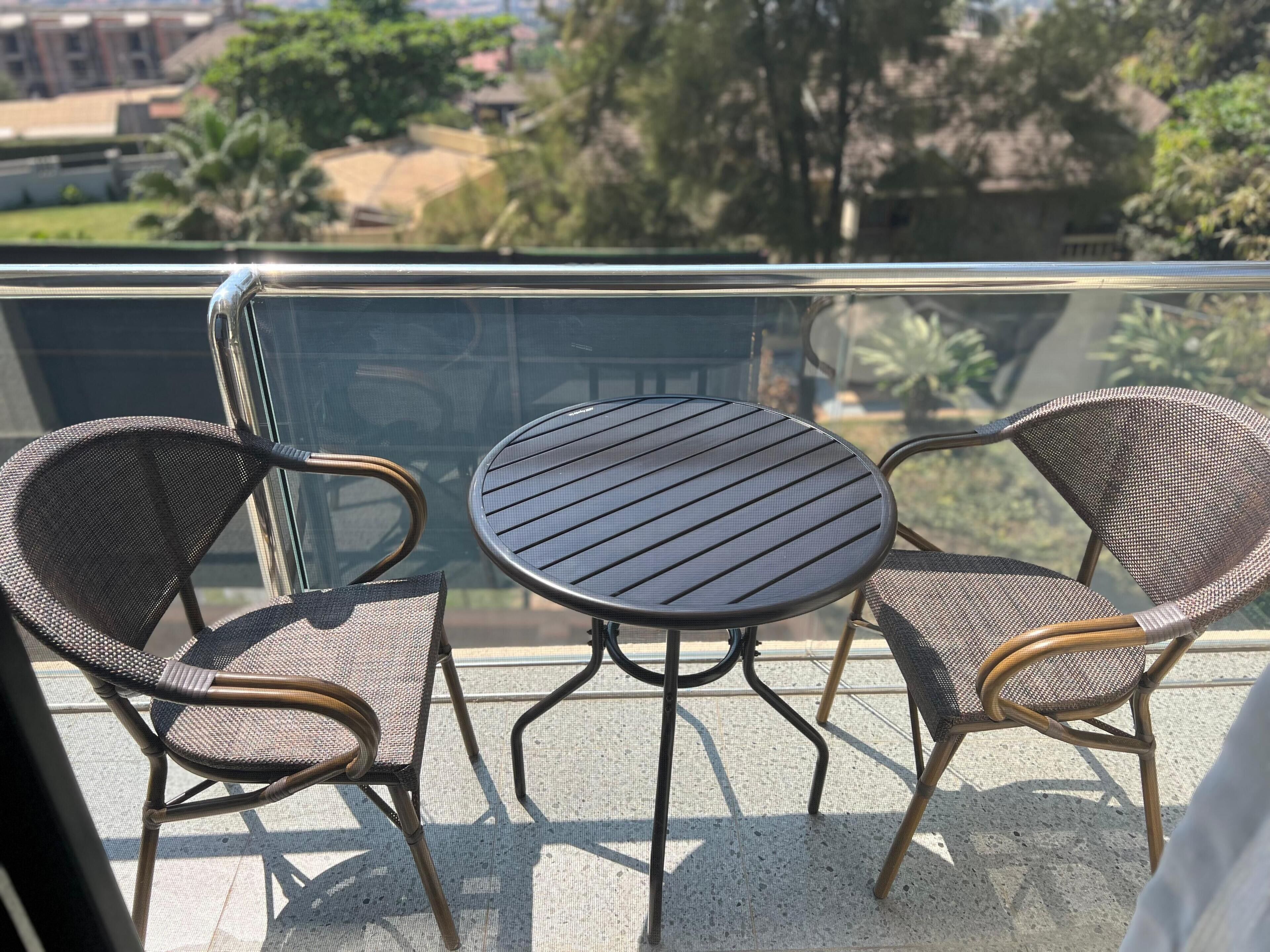 Habitación individual Confort, vistas a la colina | Terraza o patio