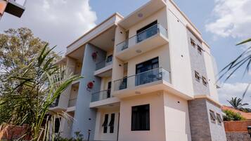 Overnatningsstedets facade