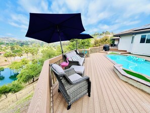 Et oppvarmet basseng