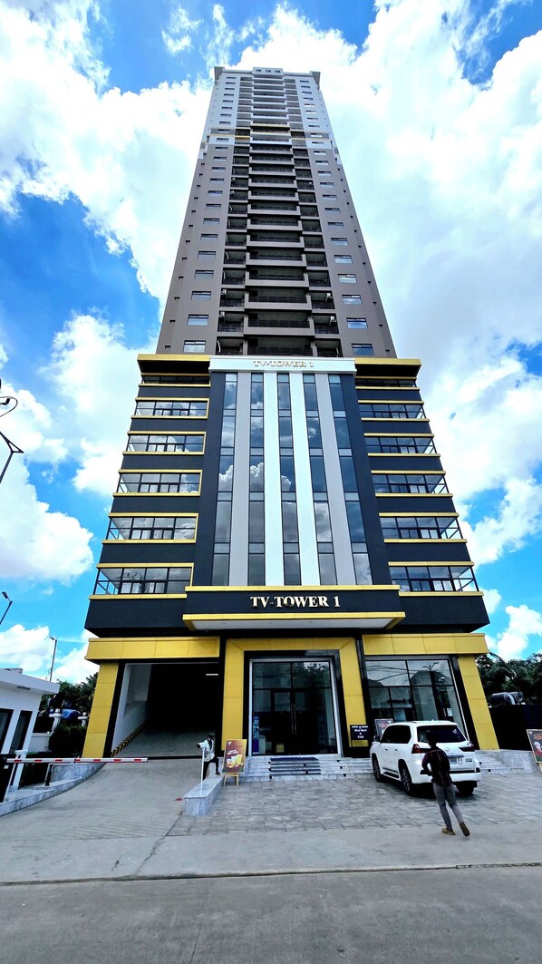 Voorkant van accommodatie