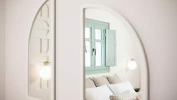 Romantische Villa, Stadtblick | 1 Schlafzimmer, Allergikerbettwaren, individuell dekoriert