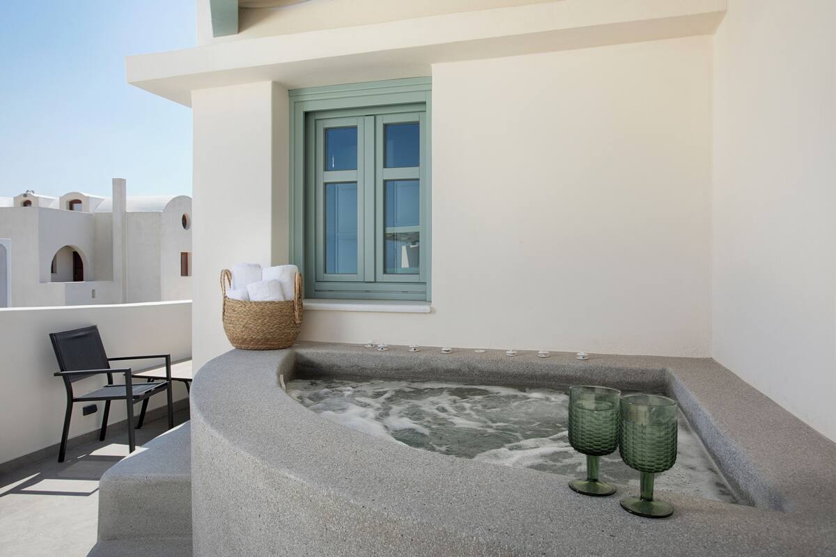 Vila Deluks, pemandangan kota | Teras/patio