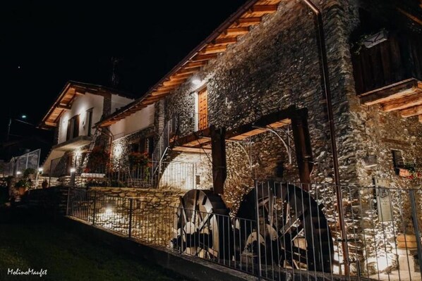 Façade de l’hébergement