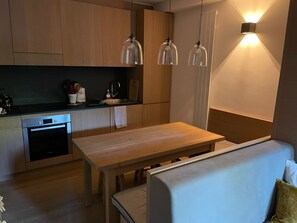 Private kitchen - Appartement 3 Pièces à 500m du Centre et à 500m du Téléphérique de Rochebrune (Megève)