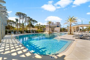 Una piscina climatizada