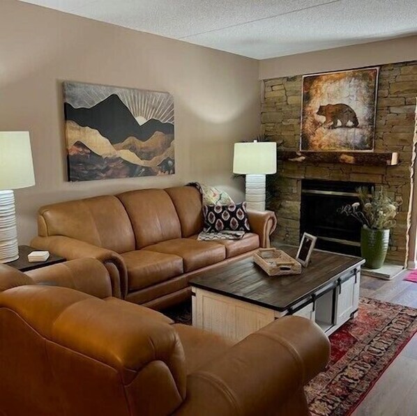 TV, fireplace, DVD player - Spacious two bedroom condo sleeps 4 persons (Gatlinburg)