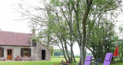 Authentic farmhouse in Perche Ornais with WIFI, perfect for remote work