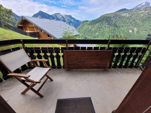 2-room apartment for 4 people, pets and parking
