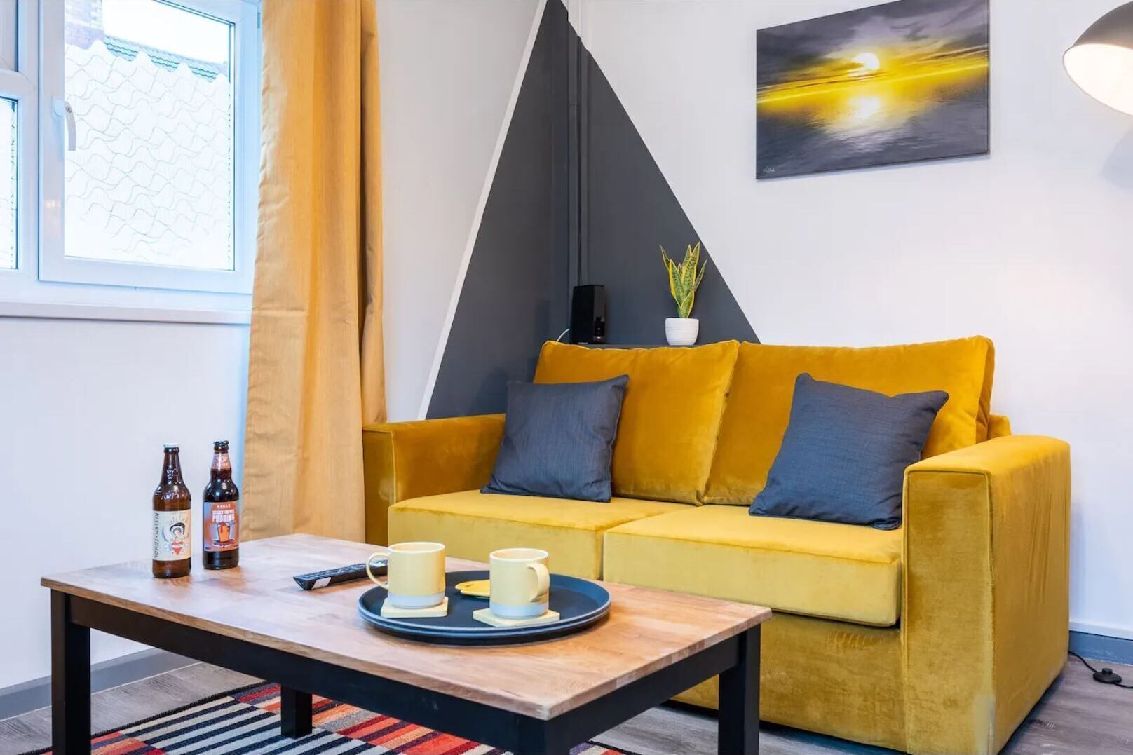 Apartemen Klasik, 1 Tempat Tidur Double dengan tempat tidur Sofa, Bebas Asap Rokok, dapur | Area keluarga