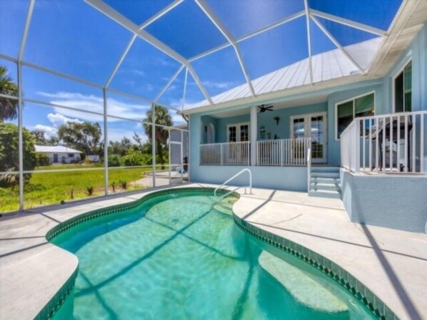 Una piscina climatizada