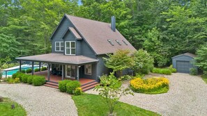 Exterior - Juniper Presents: Gray Haven-Stunning Woodland Retreat with Pool (Union Pier)