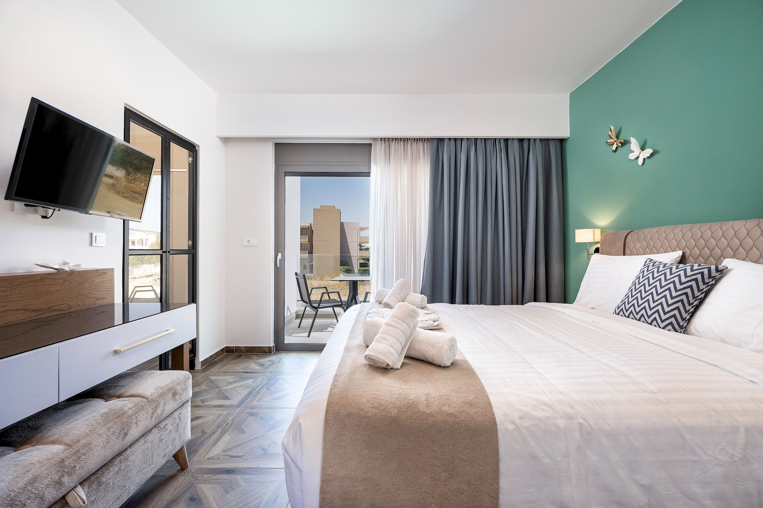 2 多间卧室、熨斗/熨衣板、免费 WiFi、床单