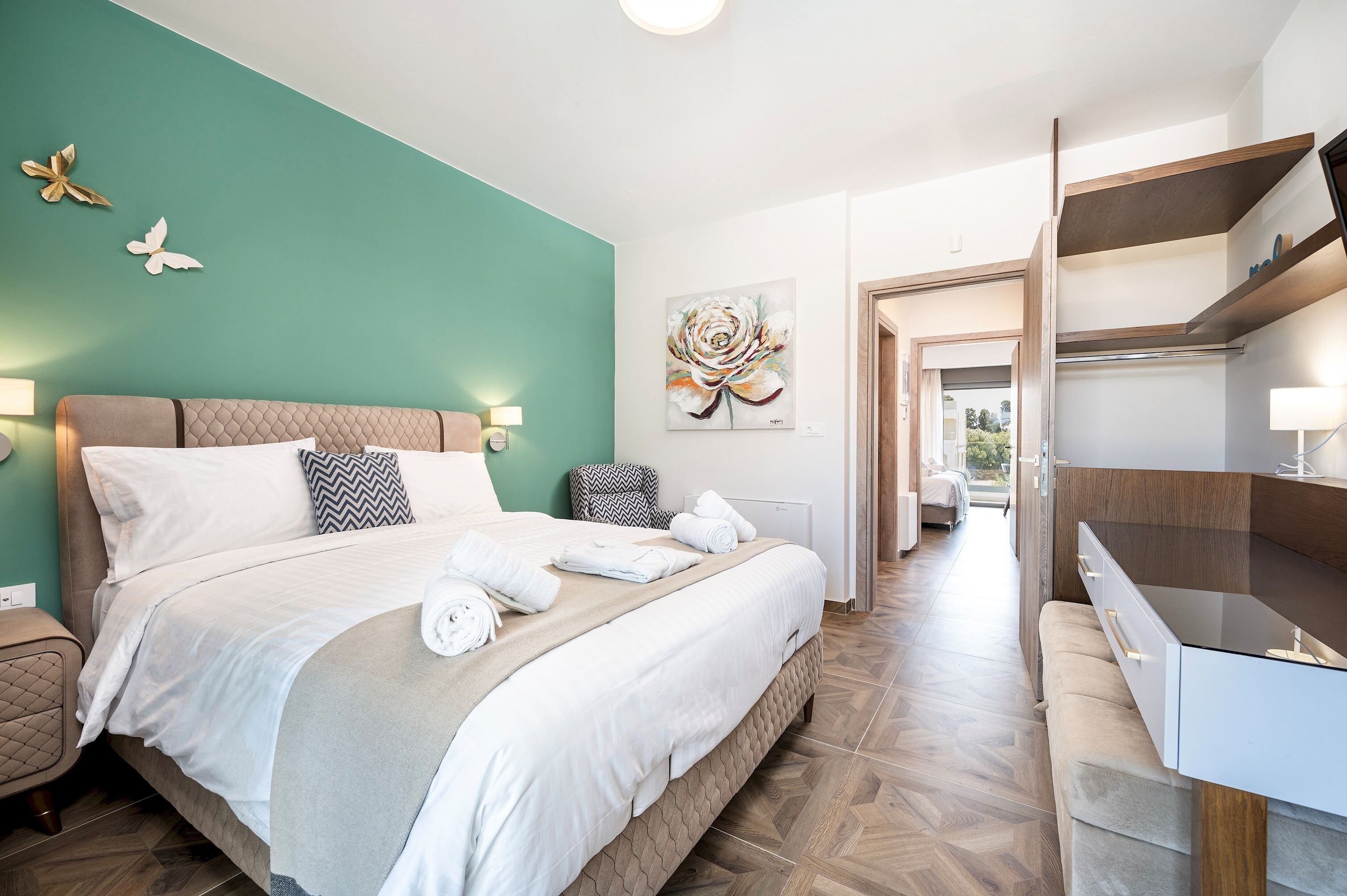 2 bedrooms, iron/ironing board, free WiFi, bed sheets