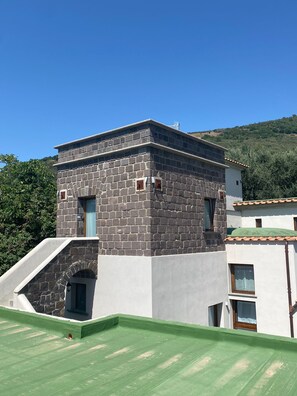 Blick von der Unterkunft