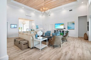 Smart TV, video games, DVD player, books