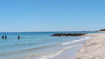 On the beach