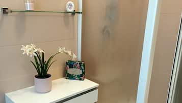 Asciugacapelli, bidet, asciugamani, sapone