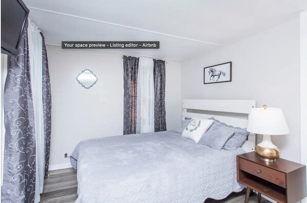 1 bedroom, WiFi, bed sheets