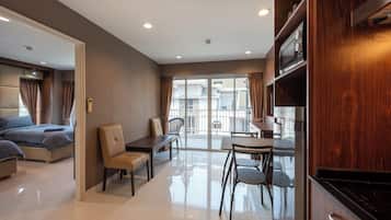 Comfort Apartment | Ruang kerja komputer riba, Wi-fi percuma, cadar katil