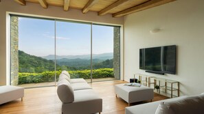 TV connectée, cheminée