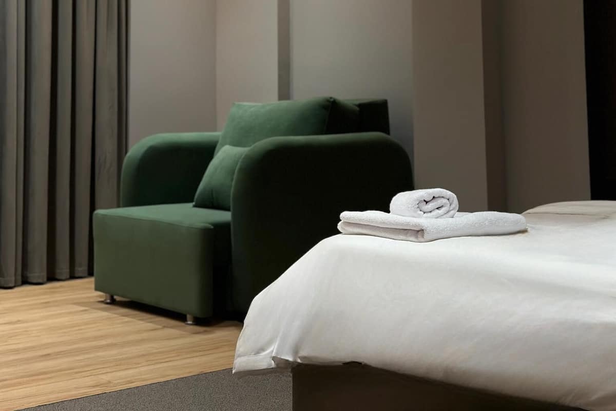 Luxury Suite | Premium bedding, memory foam beds, minibar, desk