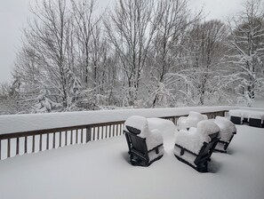 Property grounds - Charming 3BR house, nestled in mountains, pet friendly, 20 minutes from skiing! (Stamford)