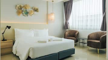 Standard Single Room, City View | Premium bedding, down comforters, pillowtop beds, free minibar