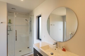 Shower, hair dryer