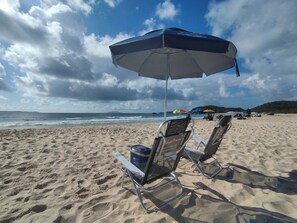 Sun loungers, beach towels