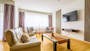 Smart-tv en een open haard