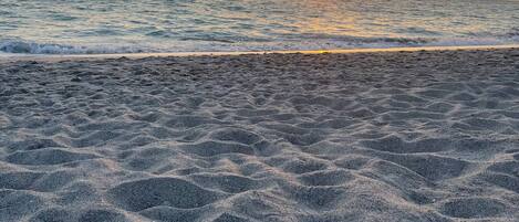 Sun-loungers, beach towels