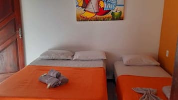 Free WiFi, bed sheets