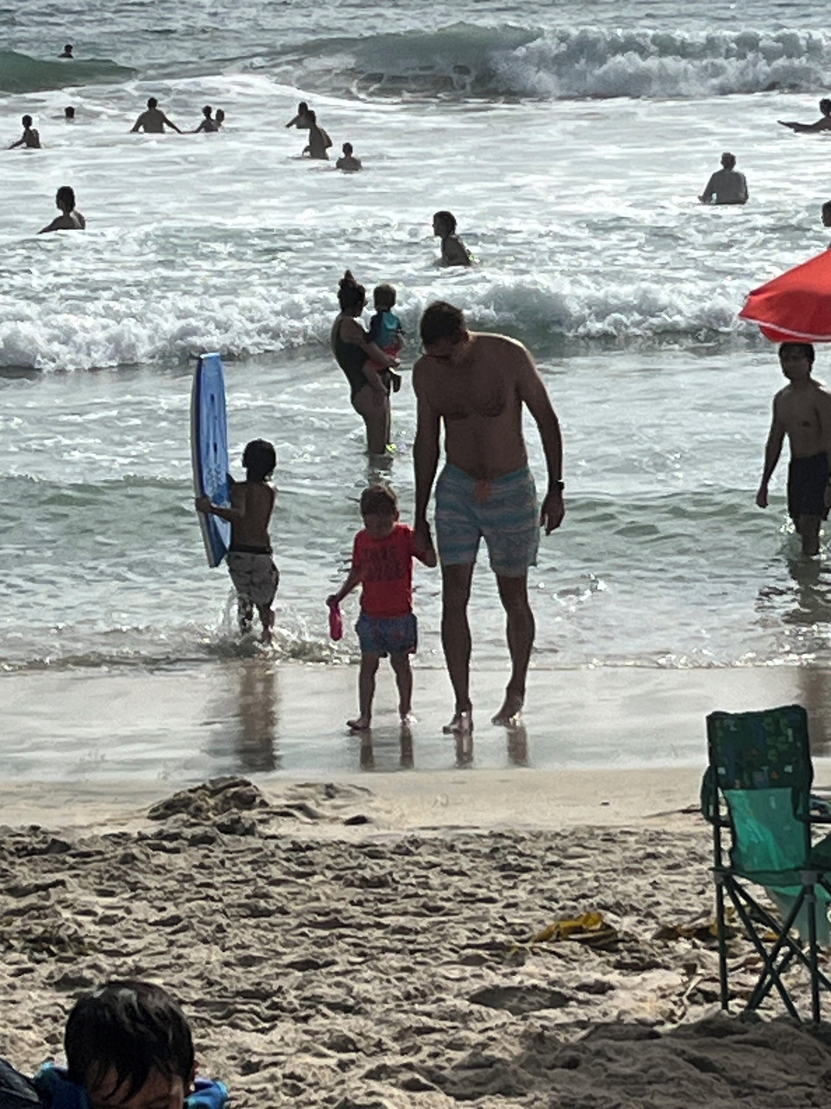 Sun loungers, beach towels