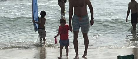 Chaise longue, serviettes de plage