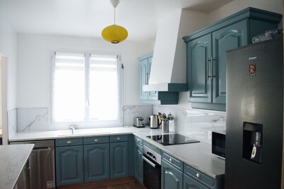 La Citadine Havraise, Centre-ville Coty. Idéal Pour les Familles , 4 Chambres,