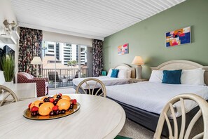 Iron/ironing board, travel crib, free WiFi, bed sheets