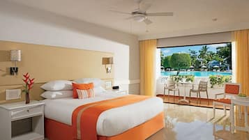 Deluxe Room, 1 King Bed, Pool View | In-room safe, desk, iron/ironing board (on request), WiFi (free)