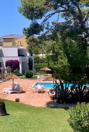Una piscina riscaldata