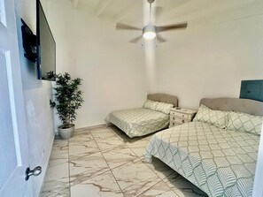 2 bedrooms, iron/ironing board, free WiFi, bed sheets