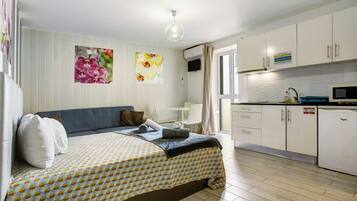 1 dormitorio, tabla de planchar con plancha, wifi gratis y ropa de cama