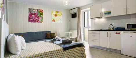 1 Schlafzimmer, Bügeleisen/Bügelbrett, kostenloses WLAN, Bettwäsche