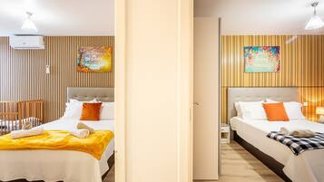 2 dormitorios, tabla de planchar con plancha, wifi gratis y ropa de cama