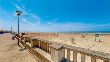 Vlak bij het strand