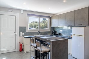 Fridge, oven, stovetop, coffee/tea maker - Apartment 'Starry Sky Luxury  2' with Shared Terrace, Wi-Fi and Air Conditioning (??????a)