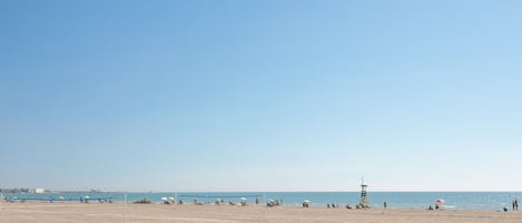On the beach