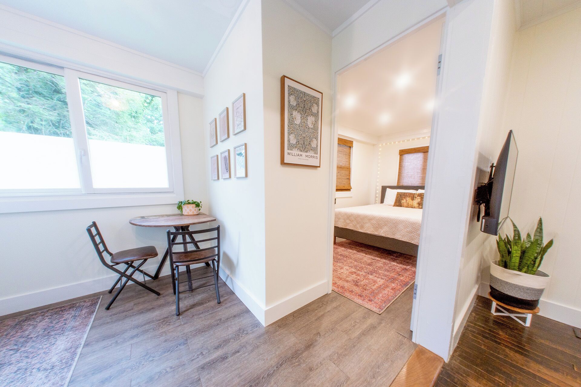 1 bedroom, iron/ironing board, travel crib, WiFi